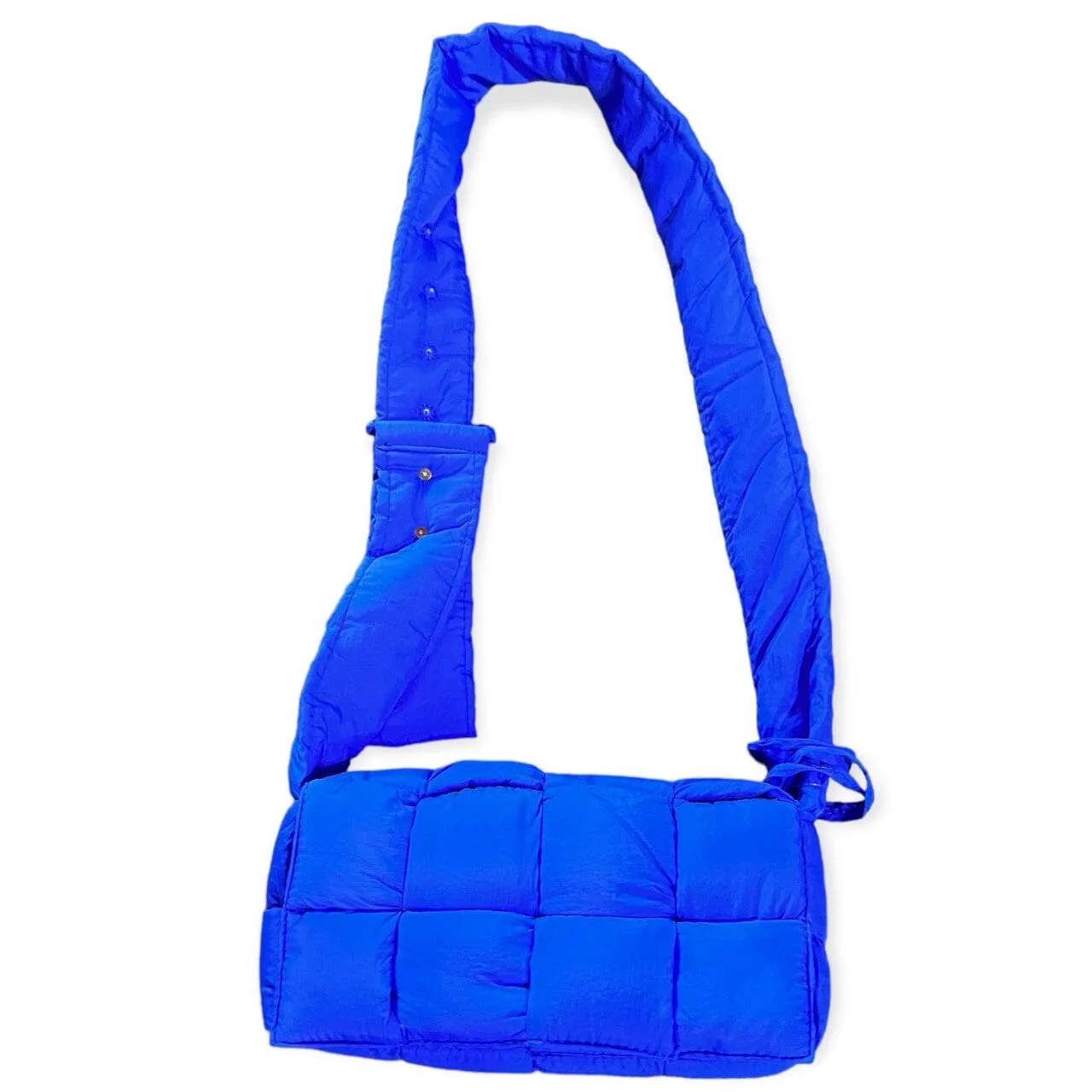 QUILTED WOVEN CROSSBODY BAG