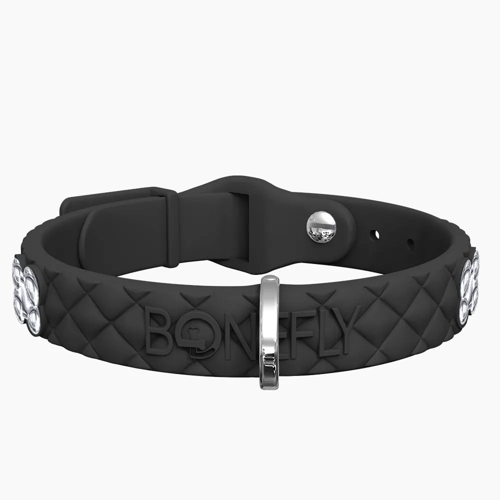 QuiltFLY Signature Silver Bones Collar