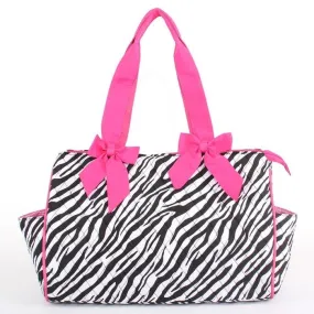 QZB2703 Quilted Zebra Diaper Bag