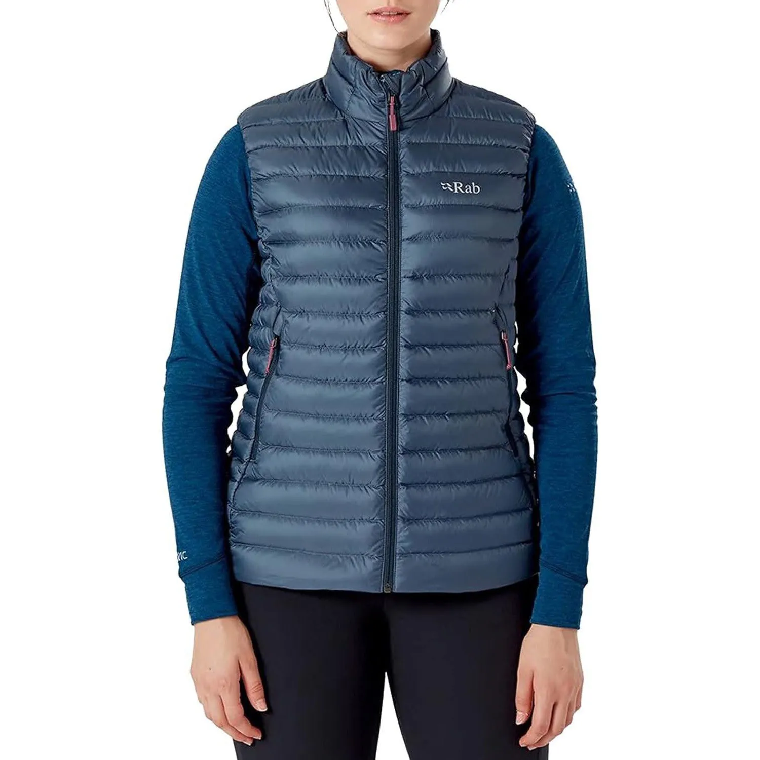 RAB Women's Microlight Down Insulated Lightweight Vest for Hiking and Skiing