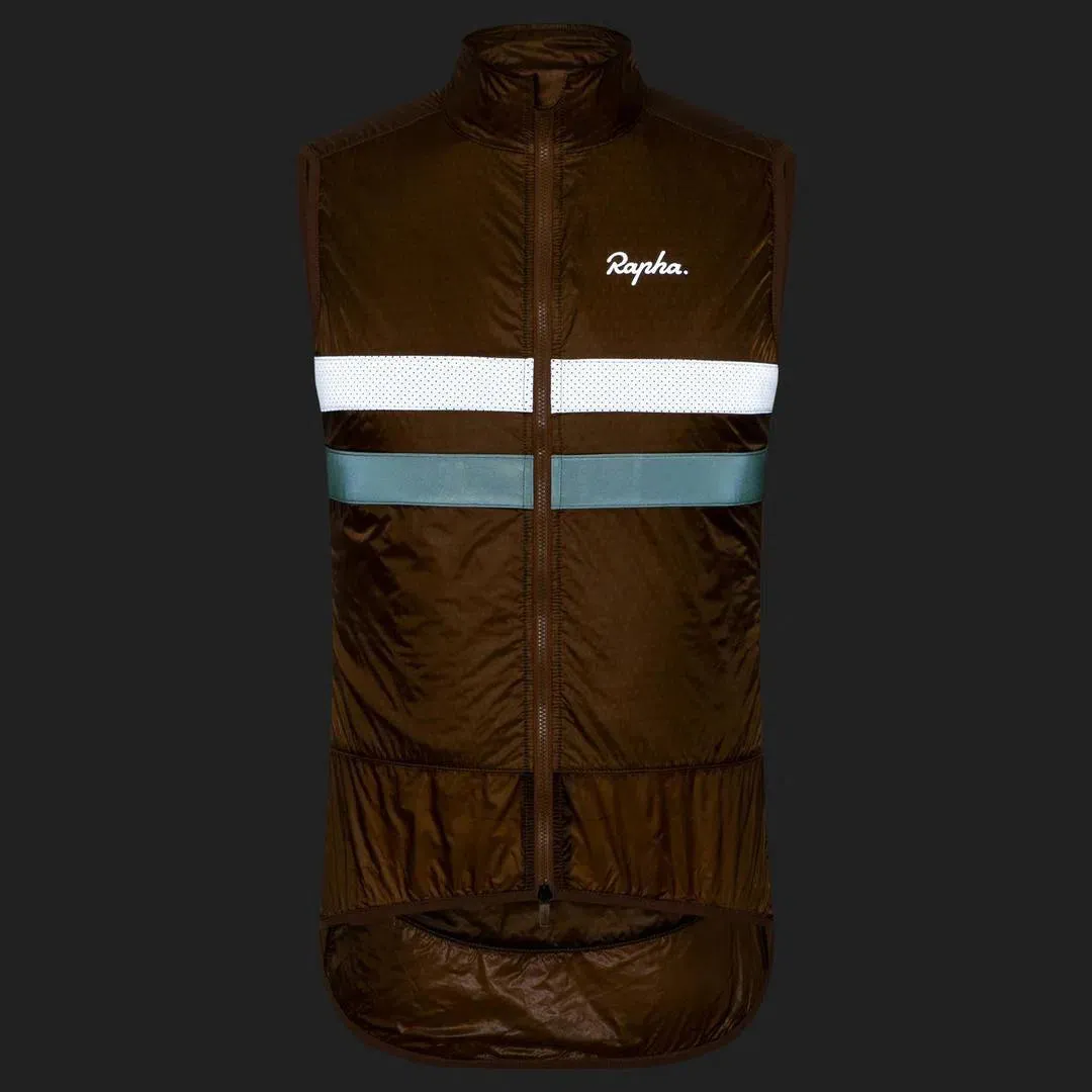 RAPHA Brevet Insulated Gilet - Brown