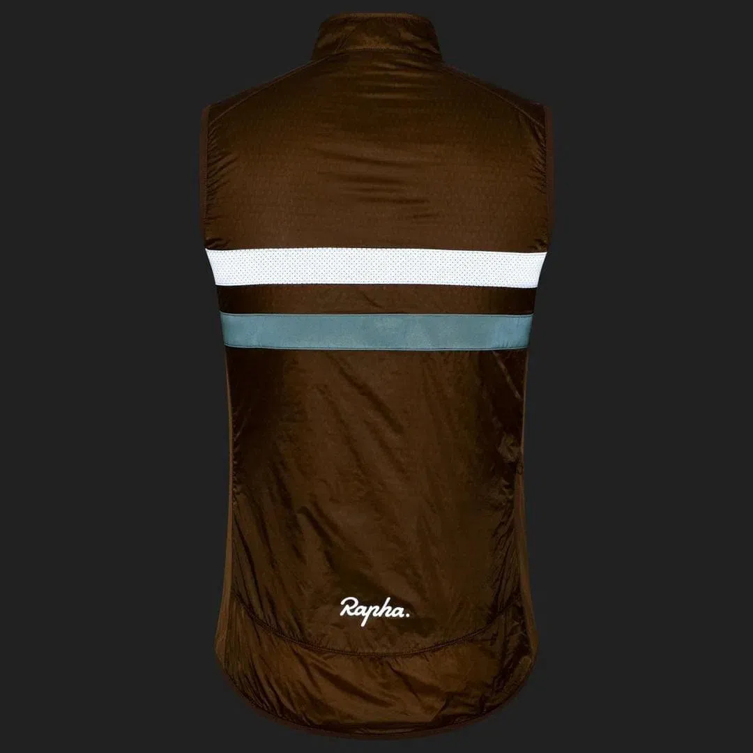 RAPHA Brevet Insulated Gilet - Brown