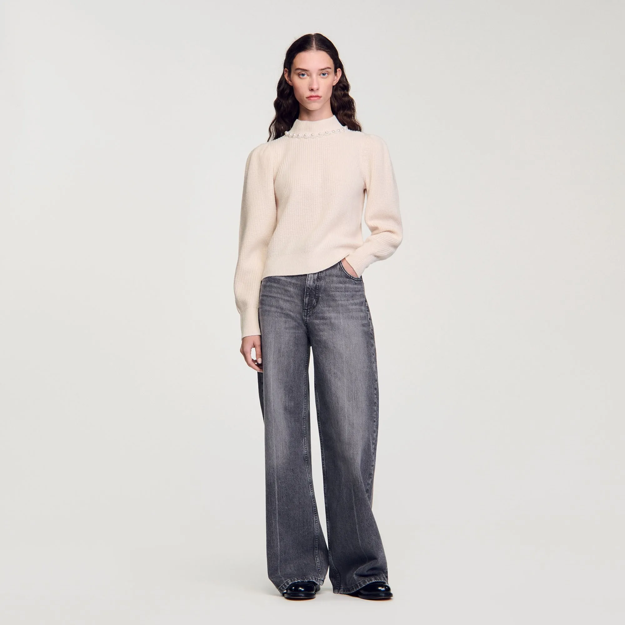 Ribbed Wool And Cashmere Jumper