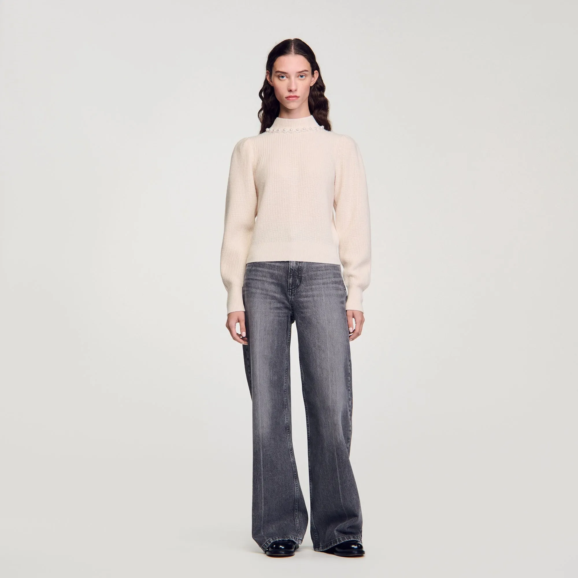 Ribbed Wool And Cashmere Jumper