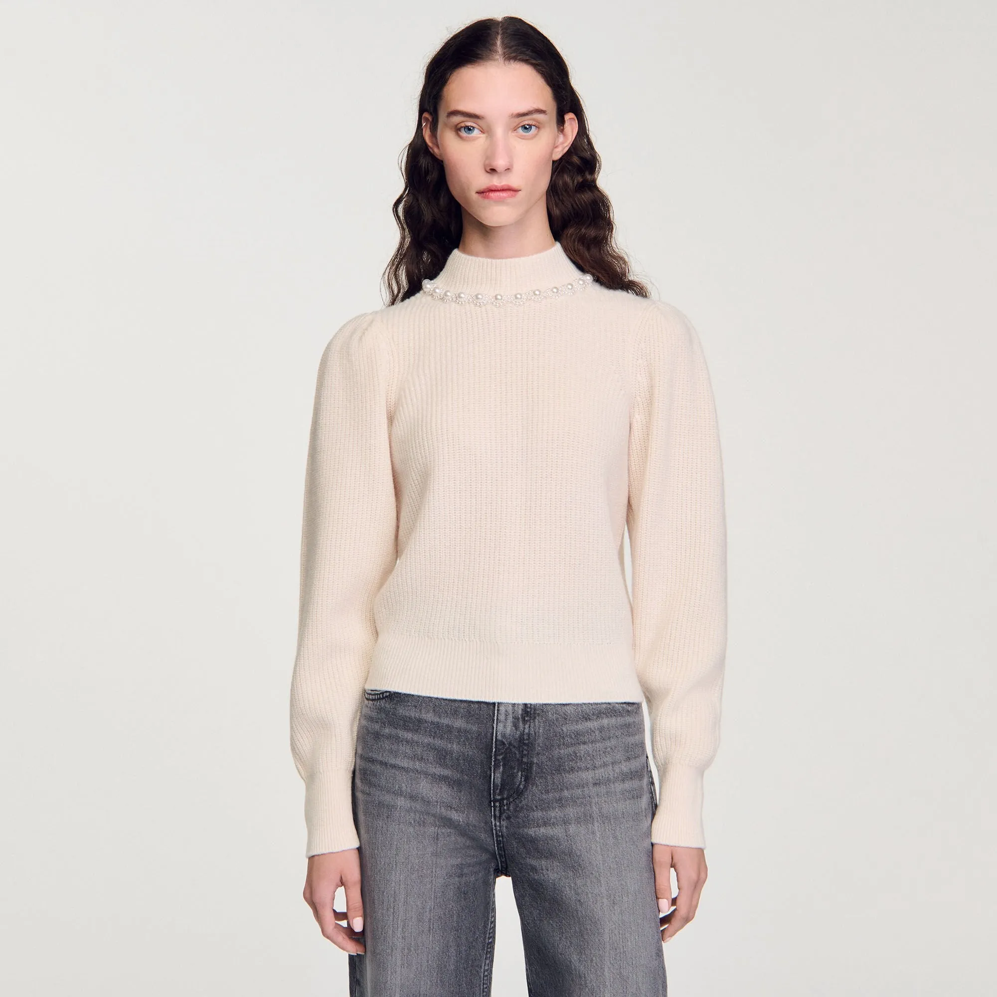 Ribbed Wool And Cashmere Jumper