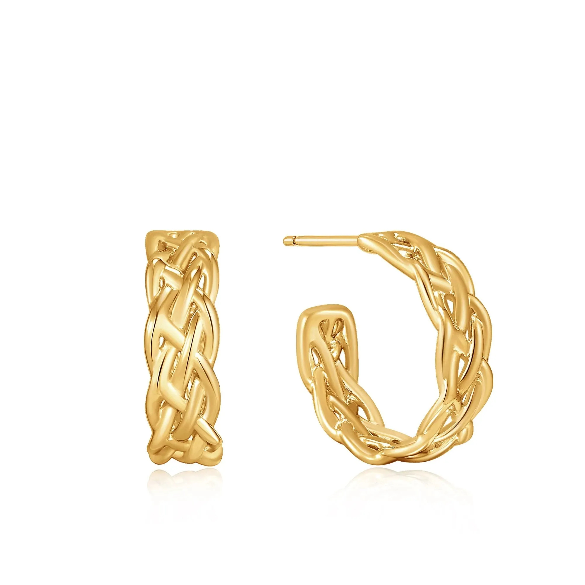 Rope Chunky Hoop Earrings