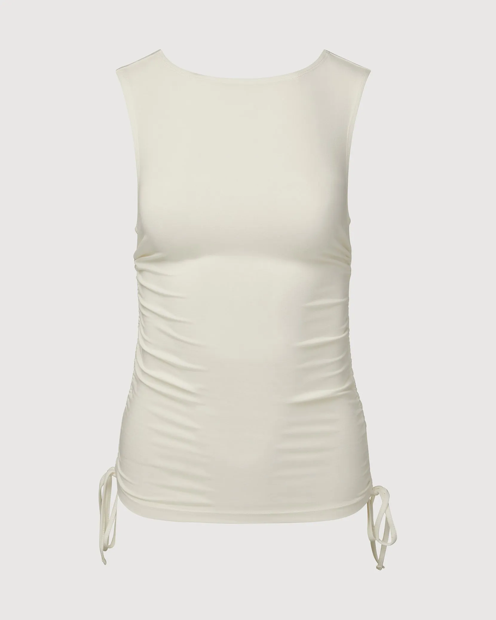 Ruched Muscle Tank