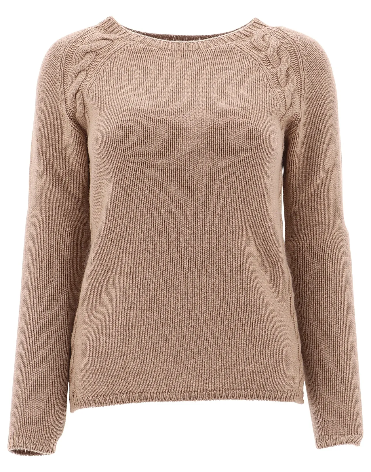 'S Max Mara Crewneck Cable Knit Jumper