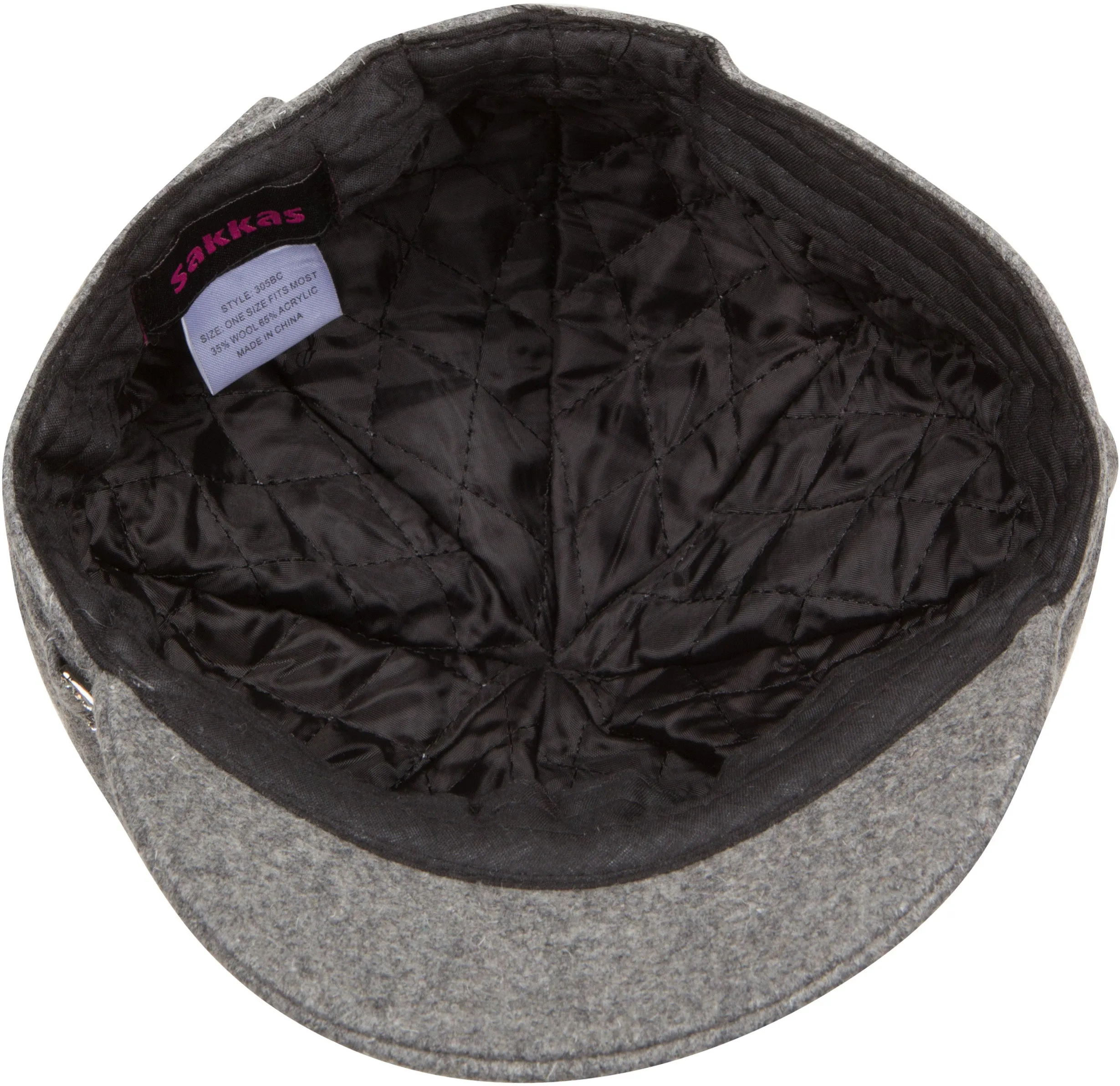 Sakkas Jessica Unisex Wool Newsboy Cabbie Hat