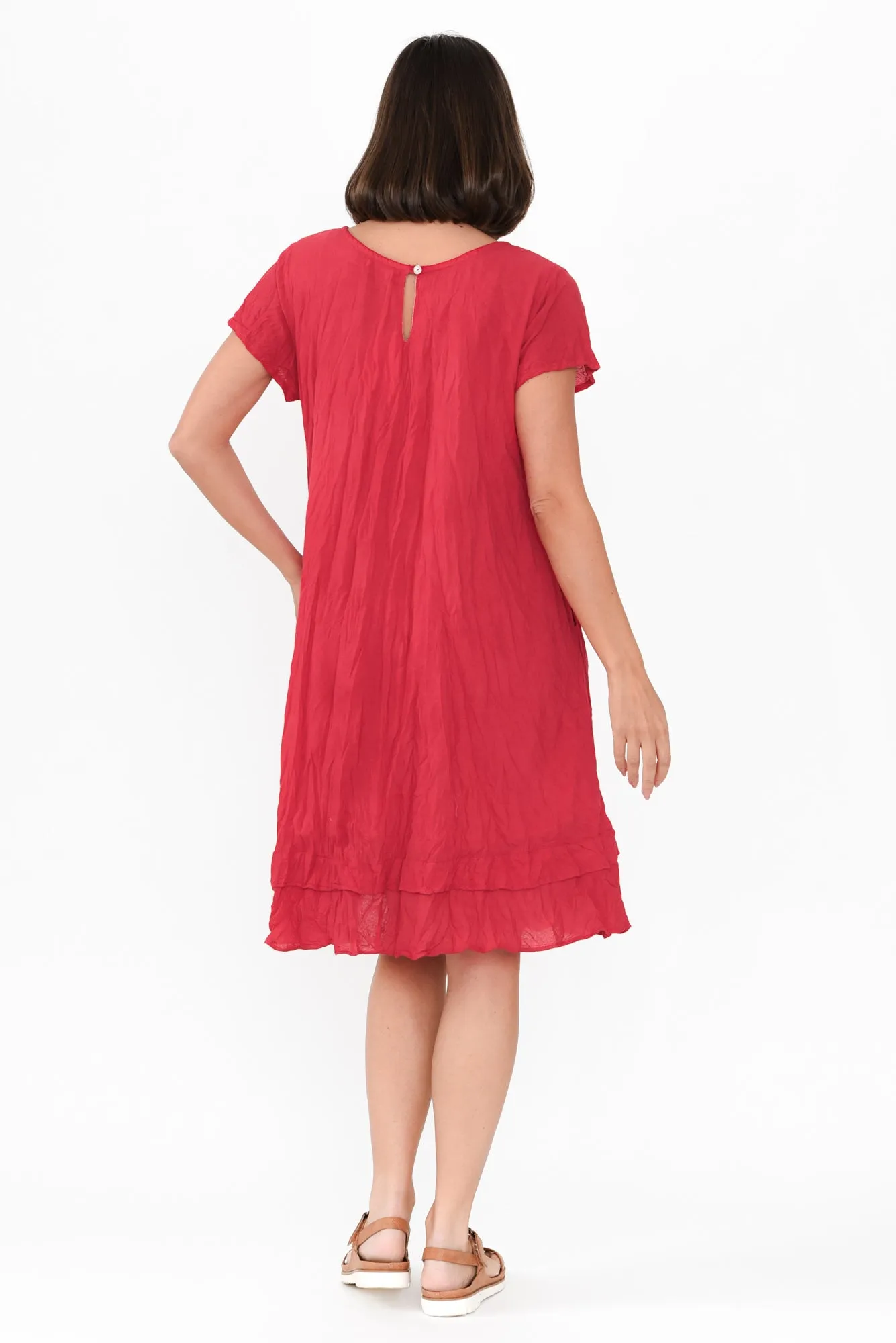 Selby Berry Crinkle Cotton Dress