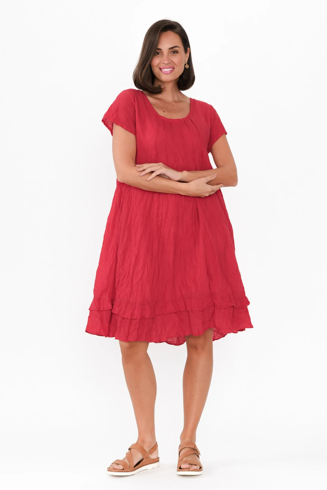 Selby Berry Crinkle Cotton Dress