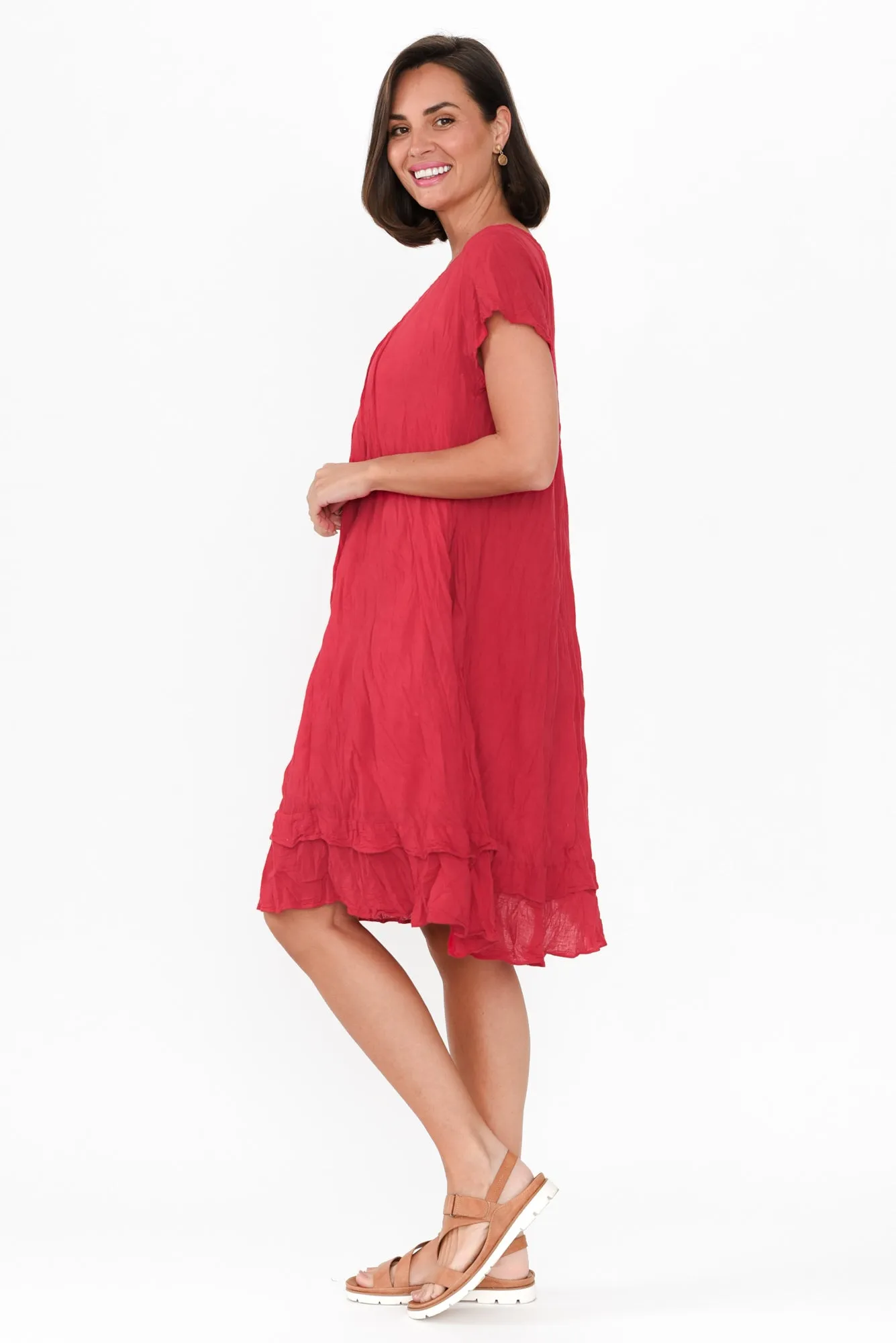 Selby Berry Crinkle Cotton Dress