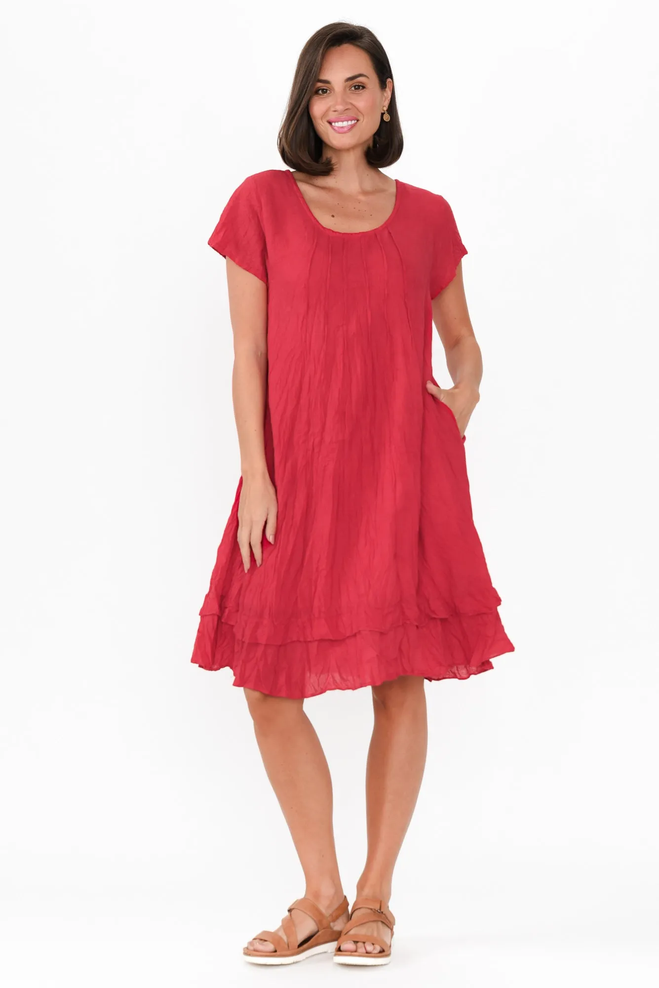 Selby Berry Crinkle Cotton Dress