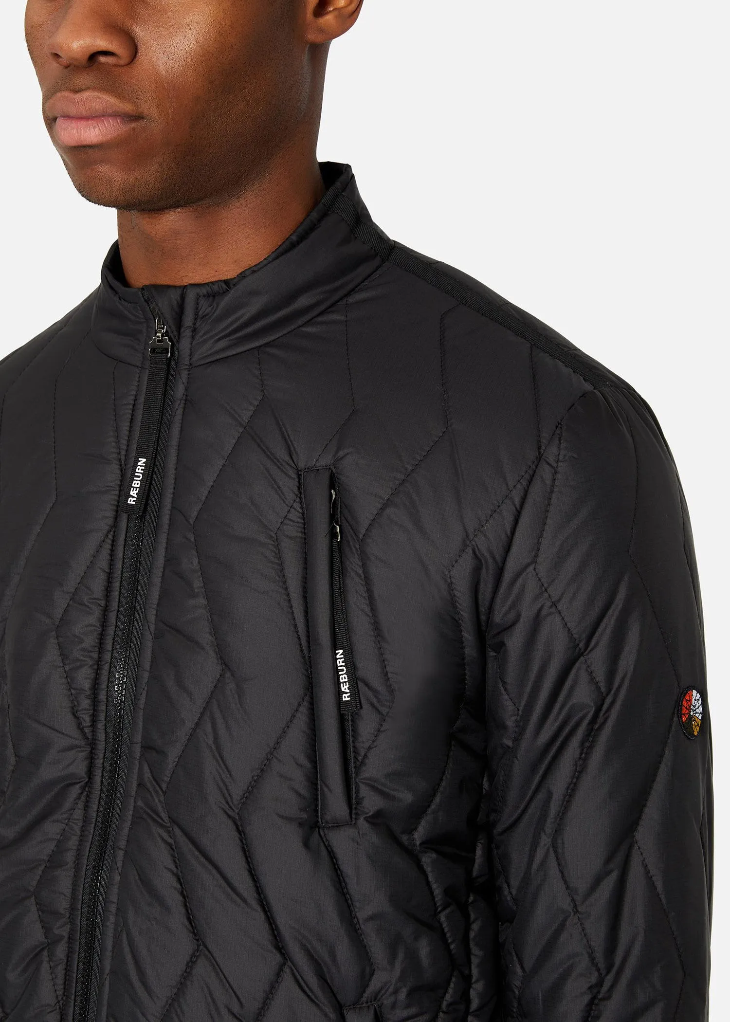 SI QUILTED BLOUSON BLACK