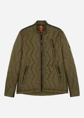 SI QUILTED BLOUSON OLIVE