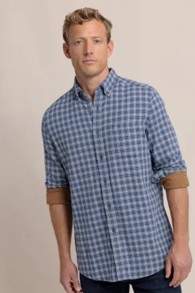 Southern Tide Barnwell Plaid Sportshirt Blue