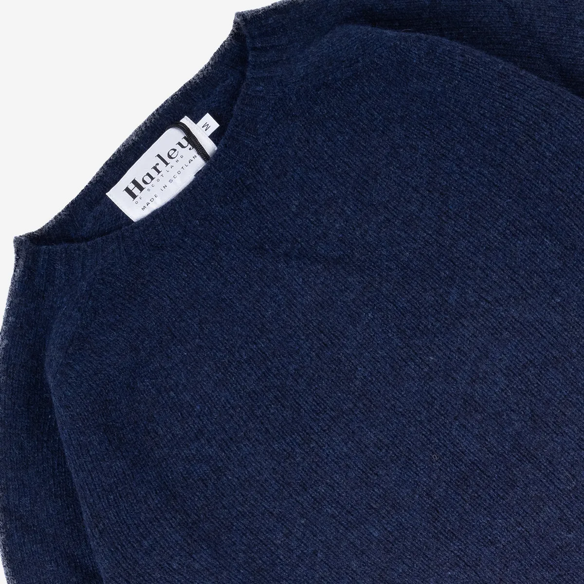 Superfine Lambswool Crew Sweater - Cosmos Navy