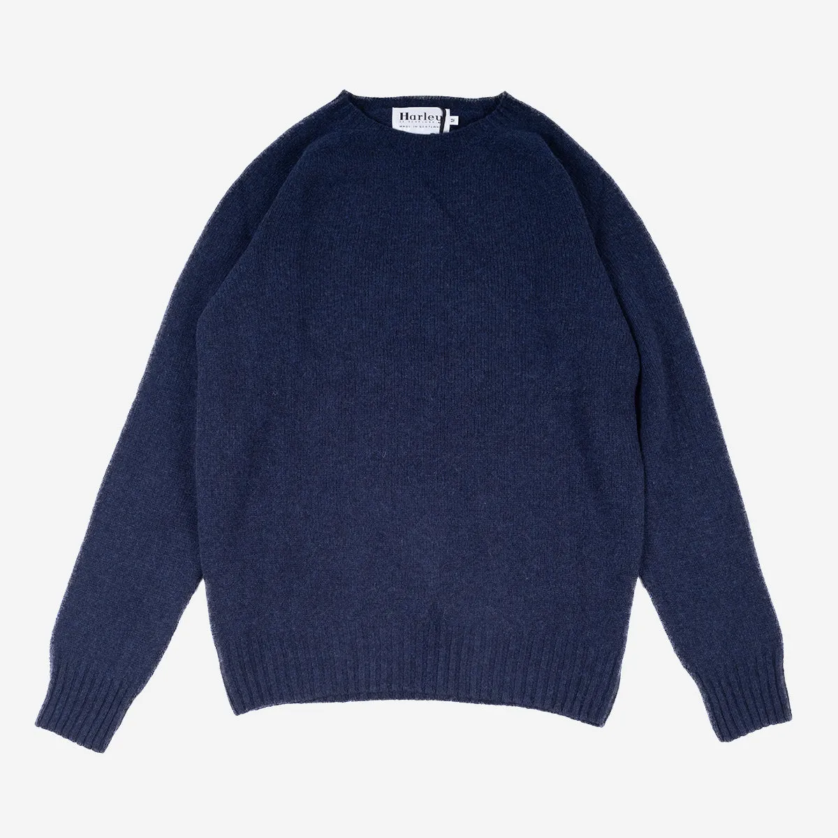 Superfine Lambswool Crew Sweater - Cosmos Navy