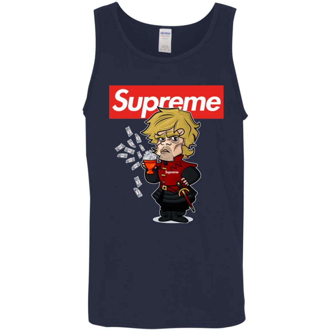 Supreme Tyrion Game Of Thrones T-shirt Men Cotton Tank