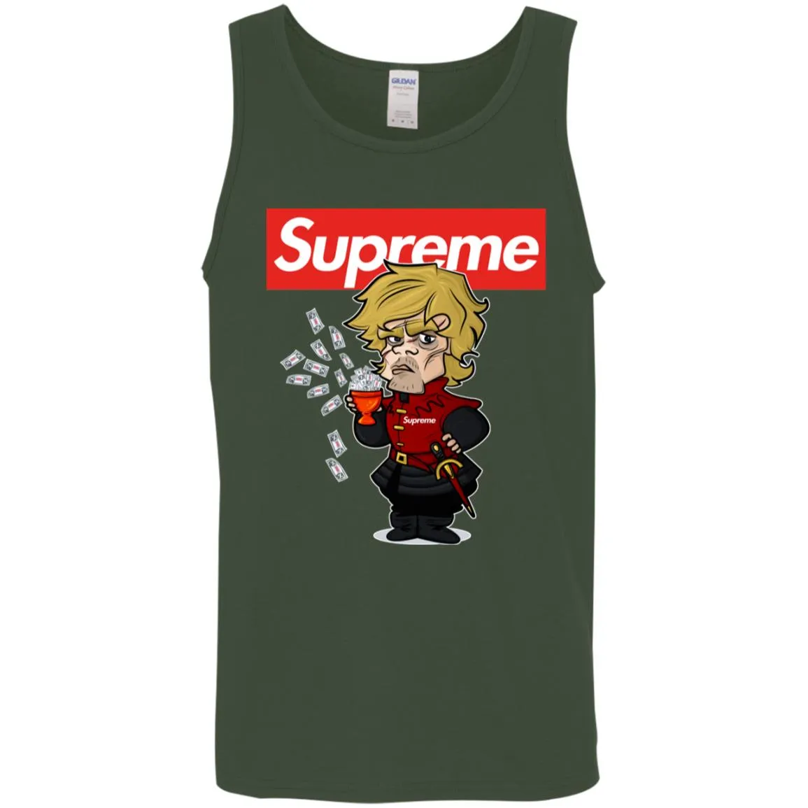 Supreme Tyrion Game Of Thrones T-shirt Men Cotton Tank