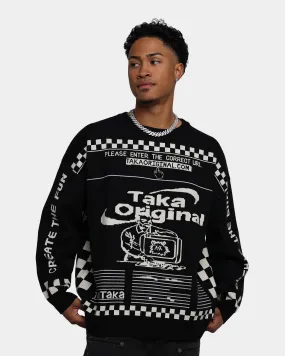 Taka Original Moody Bob Mosaic Crewneck Black