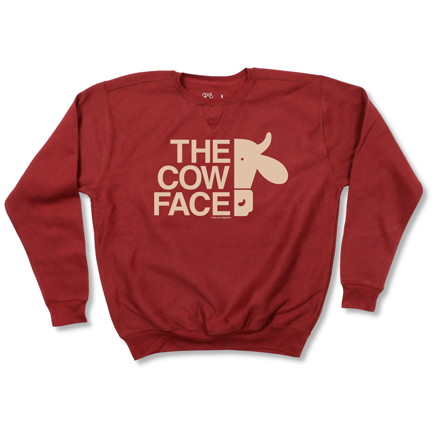 The COW Face Adult Crewneck