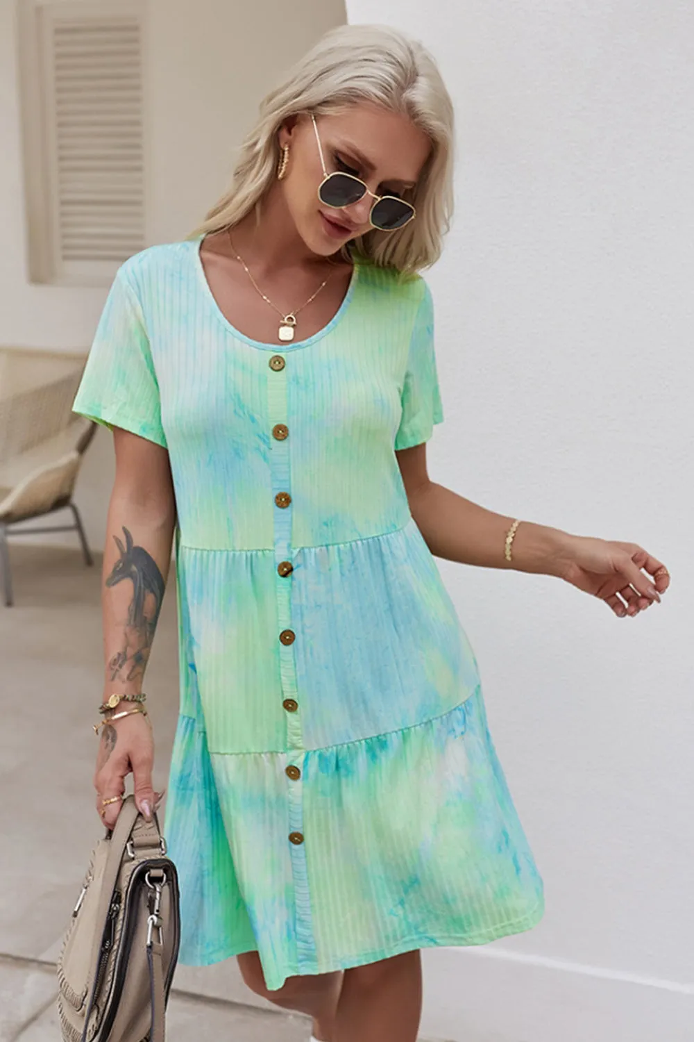 Tie-dyed Comfortable Dress