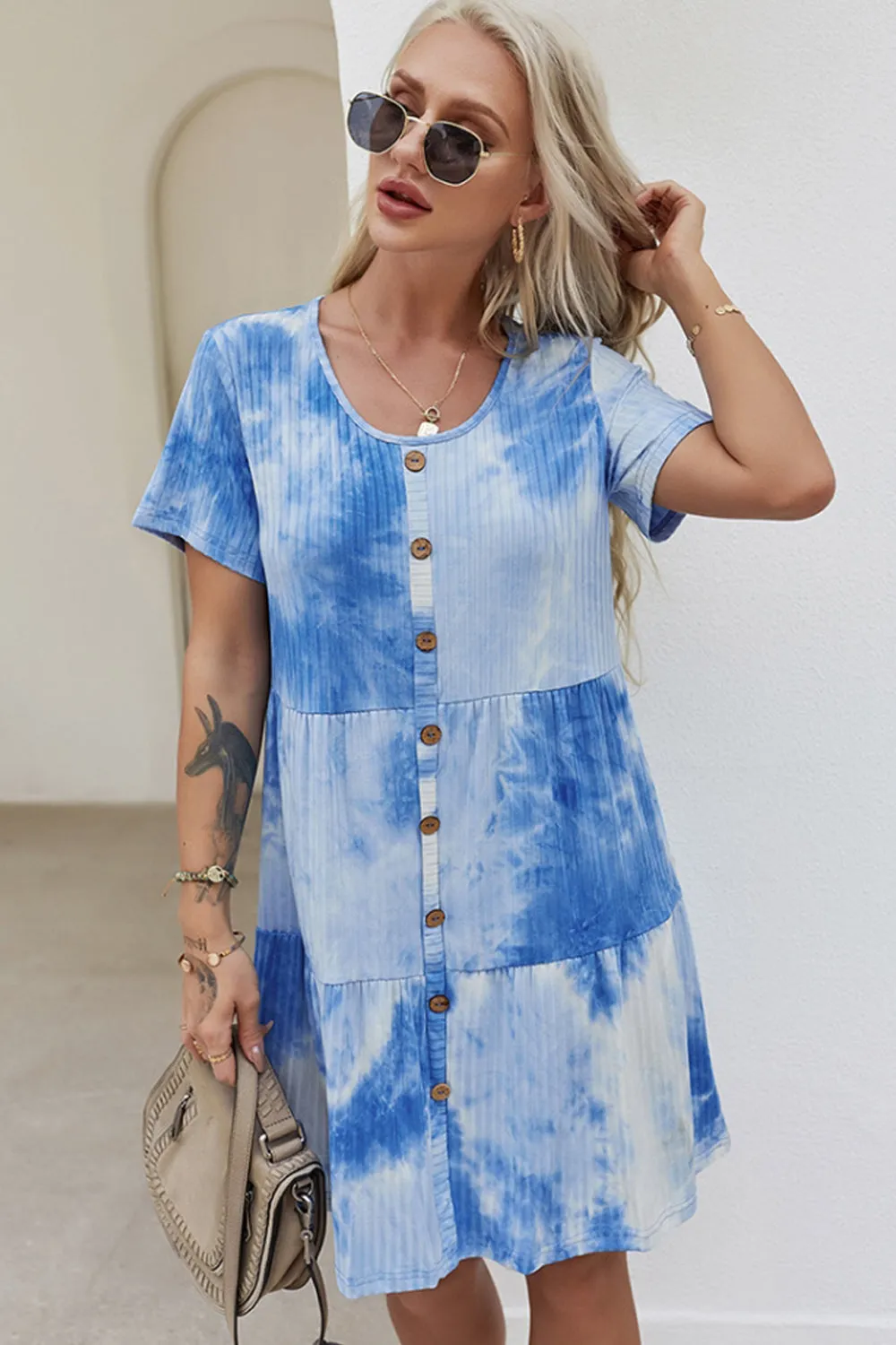 Tie-dyed Comfortable Dress