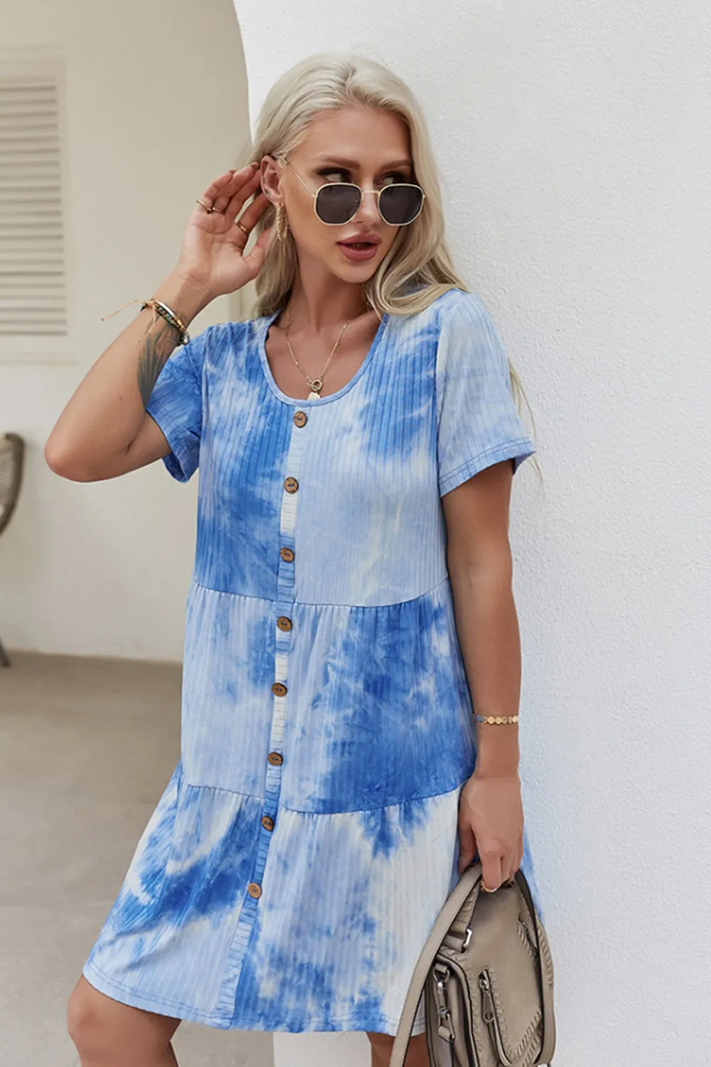 Tie-dyed Comfortable Dress