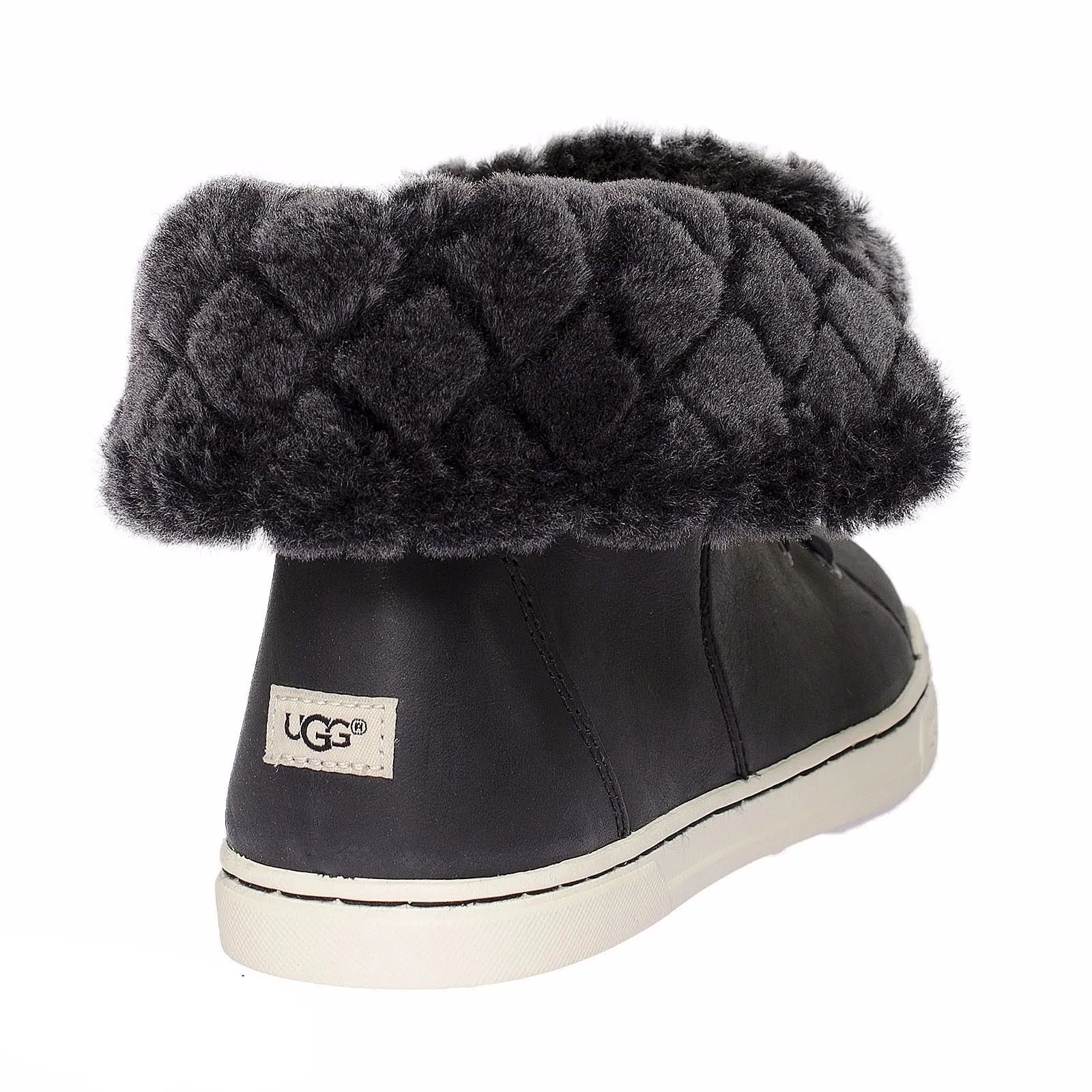 UGG Croft Luxe Quilt Black Boots