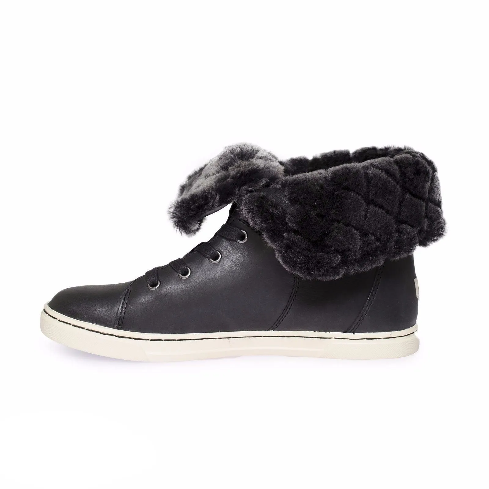 UGG Croft Luxe Quilt Black Boots