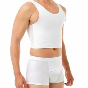 Underworks Cotton Lined Power Chest Binder Top 975- Rudolfo, White