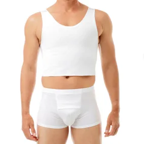 Underworks Econo Compression Chest Binder Top 943- Clayton, White