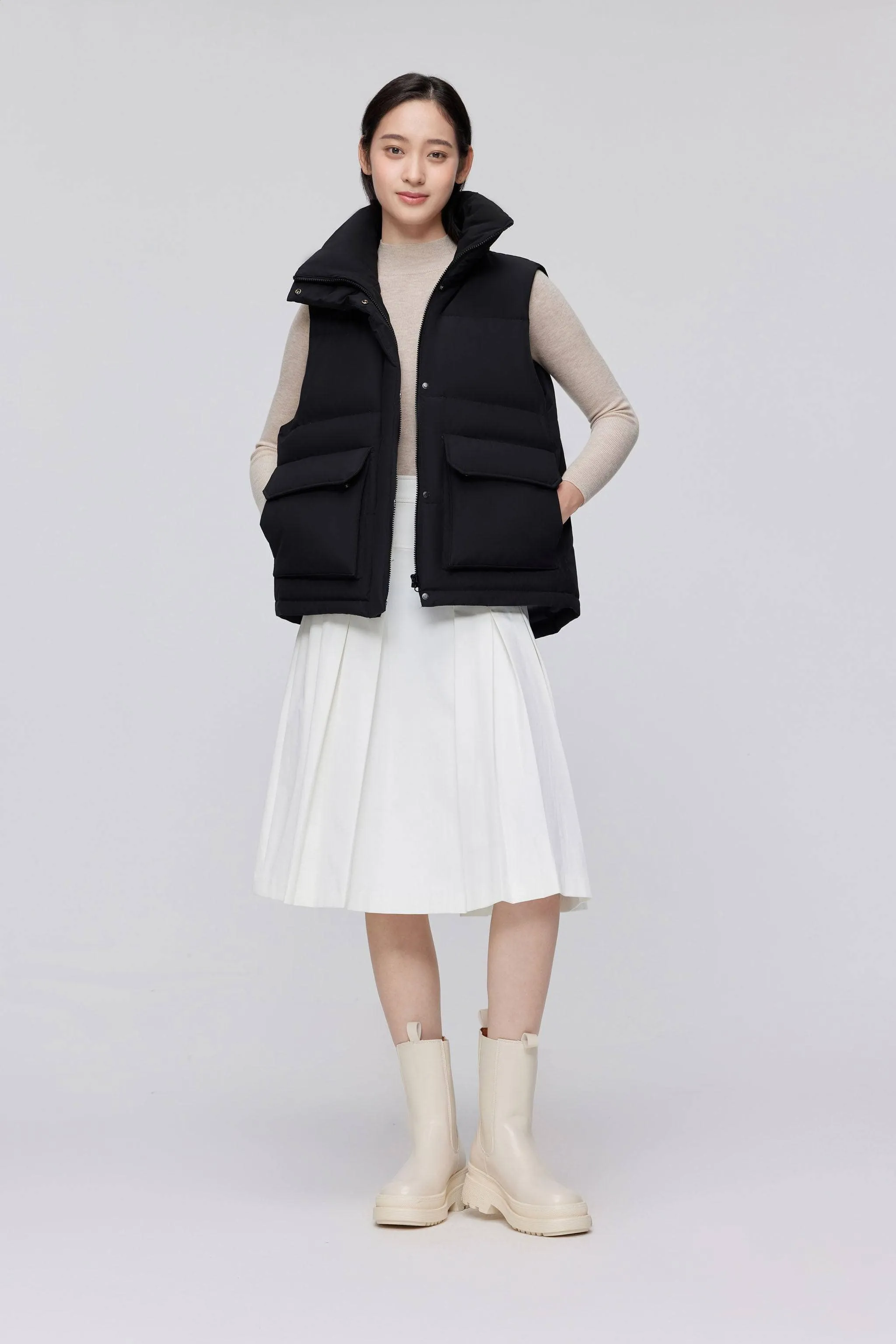 Unisex Classic Oversized Down Gilet 5260