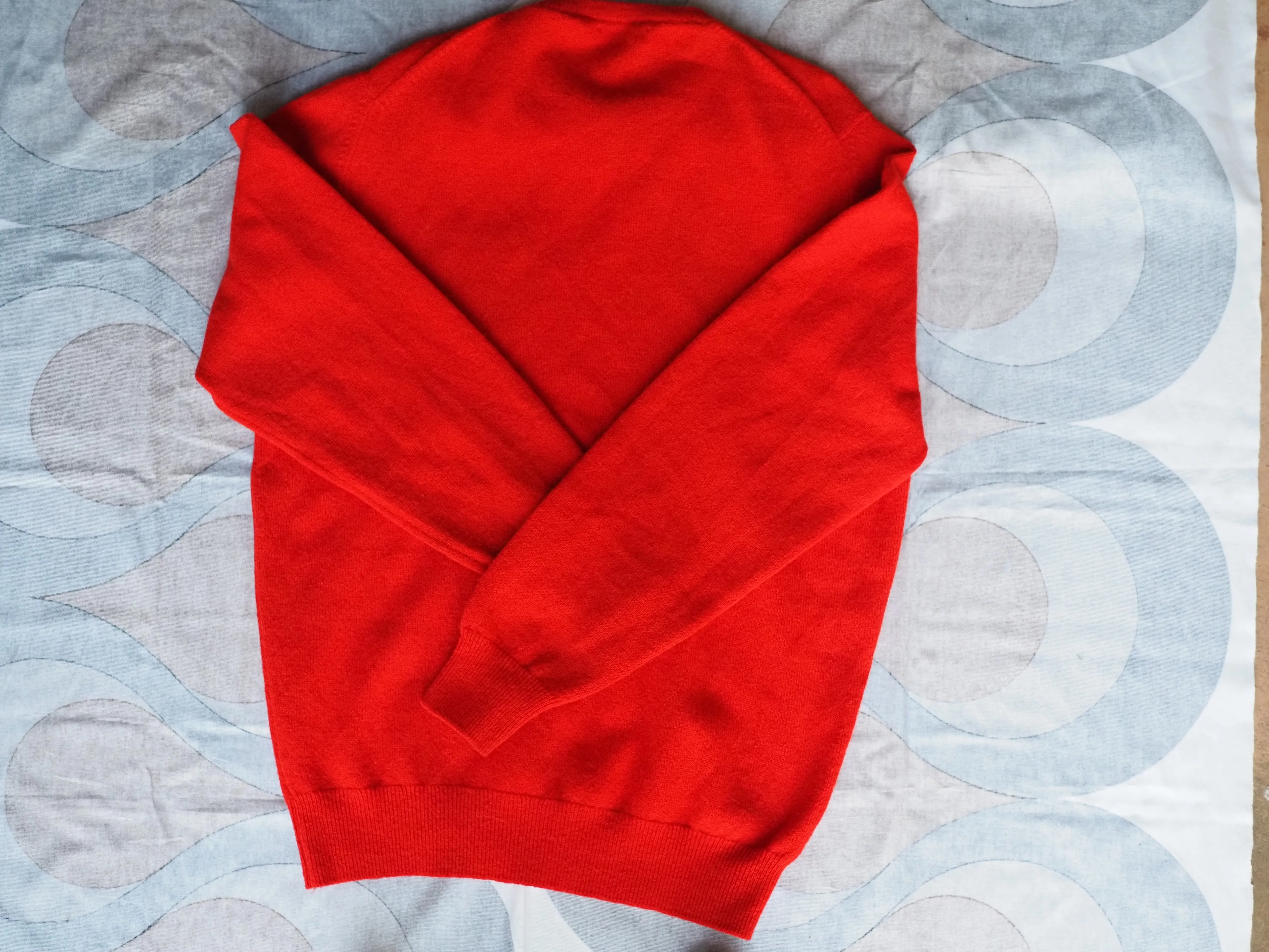 Vintage 1990s post-modern Pringle crew-kneck knitted jumper, made in Scotland, Extra Large.