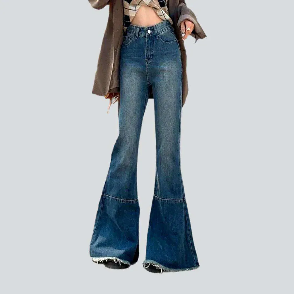 Vintage high-waist jeans
 for ladies