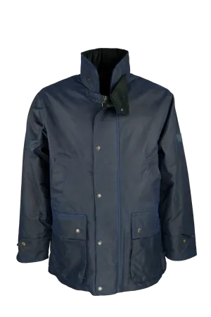 W05 - Men's Kingsbridge Padded Wax Antique Coat - NAVY