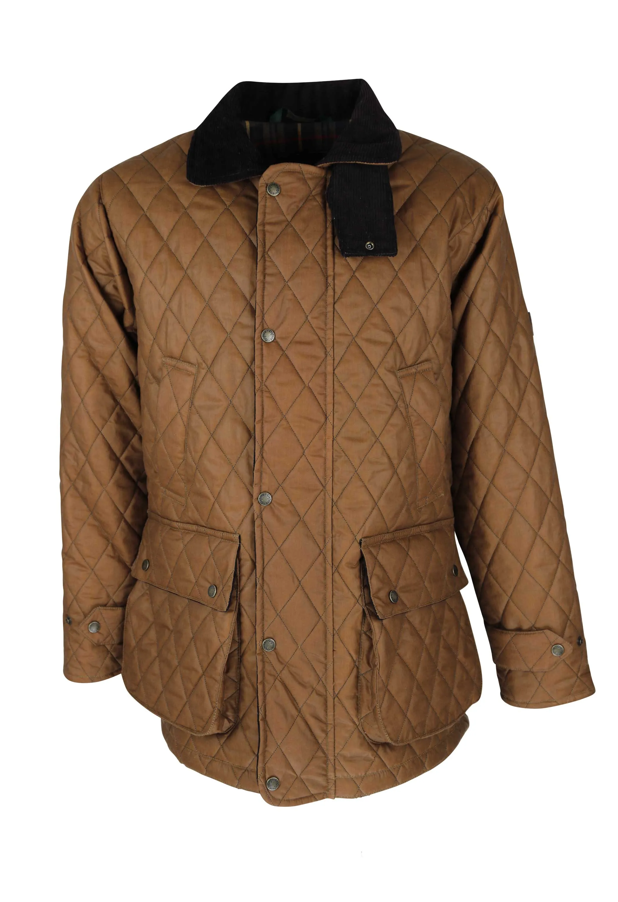 W27 - Men's Aarhus Quilted Wax Coat - SAND