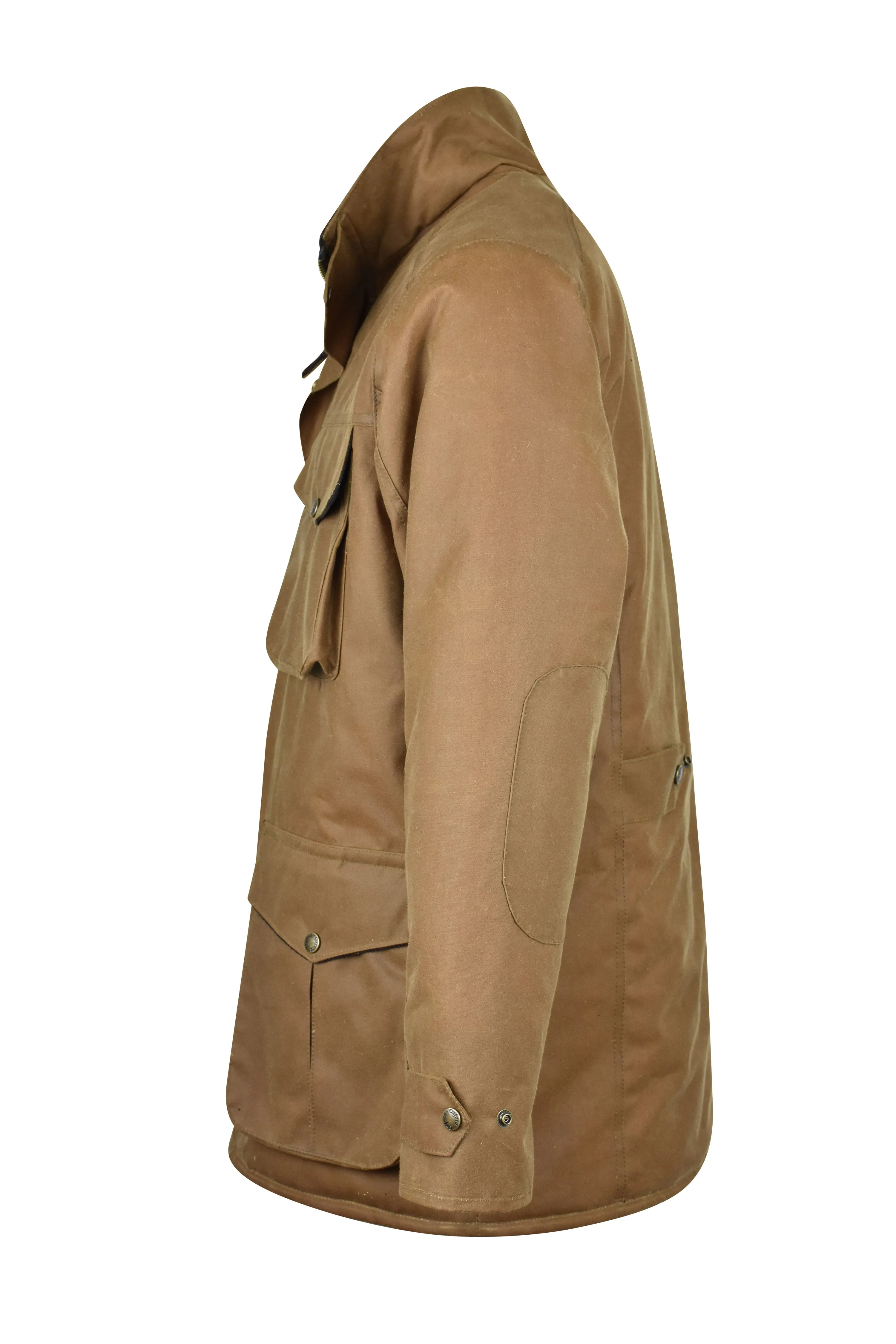 W71 - Men's Fiskar Padded Wax Coat - SAND