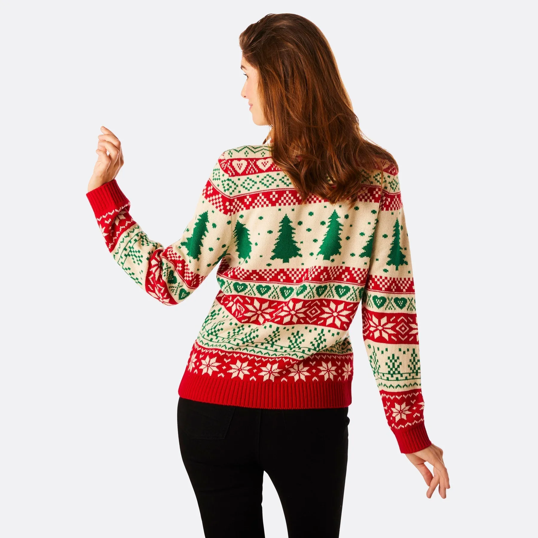 Women's Driving Home Christmas Jumper