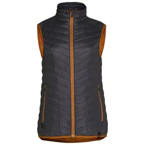 Womens Merino Wool Insulated Gilet (Smoke/Mustard)