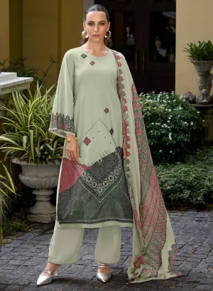 Women's Unstitched Lawn Cotton Salwar Suit Set Material